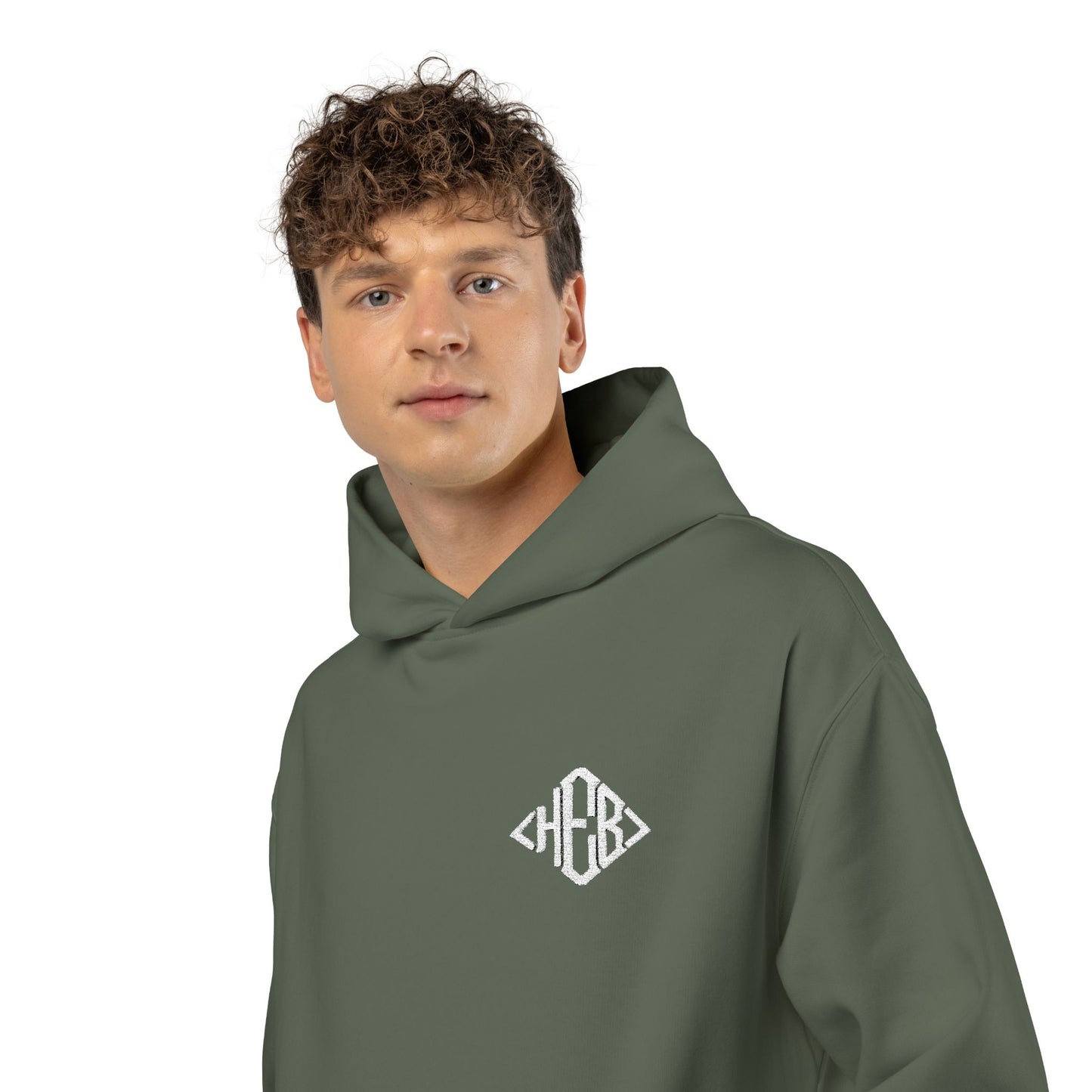 Hebrews 01-02 Designer AS Colour Embroidered Relaxed Unisex Hoodie (9 colors)