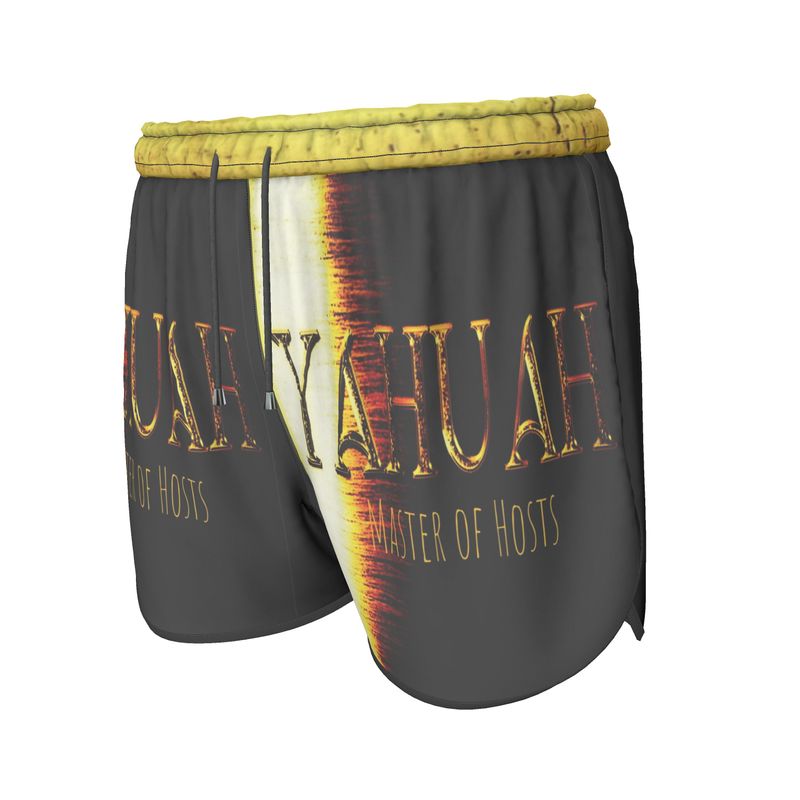 Yahuah-Master of Hosts 01-03 Ladies Designer Athletic Shorts