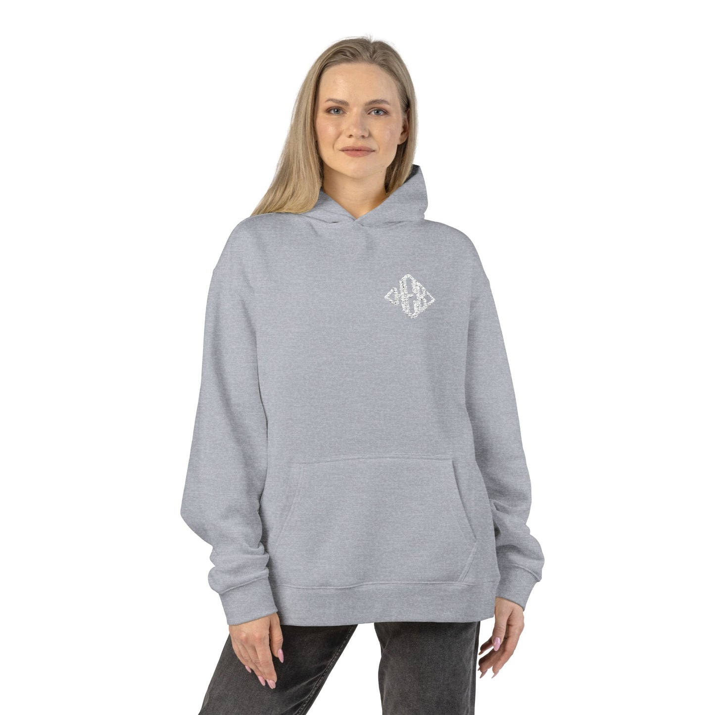 Hebrews 01-02 Designer AS Colour Embroidered Relaxed Unisex Hoodie (9 colors)