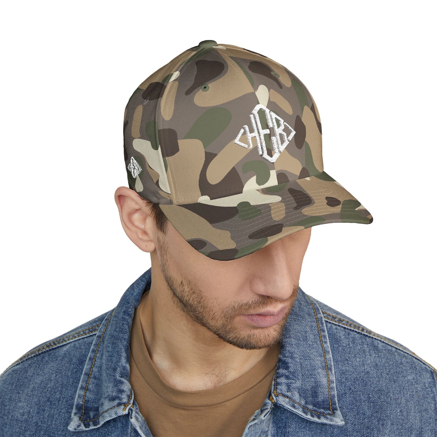 Hebrews 01-02 Designer Flexfit Embroidered Closed-back Structured Cap (8 colors)