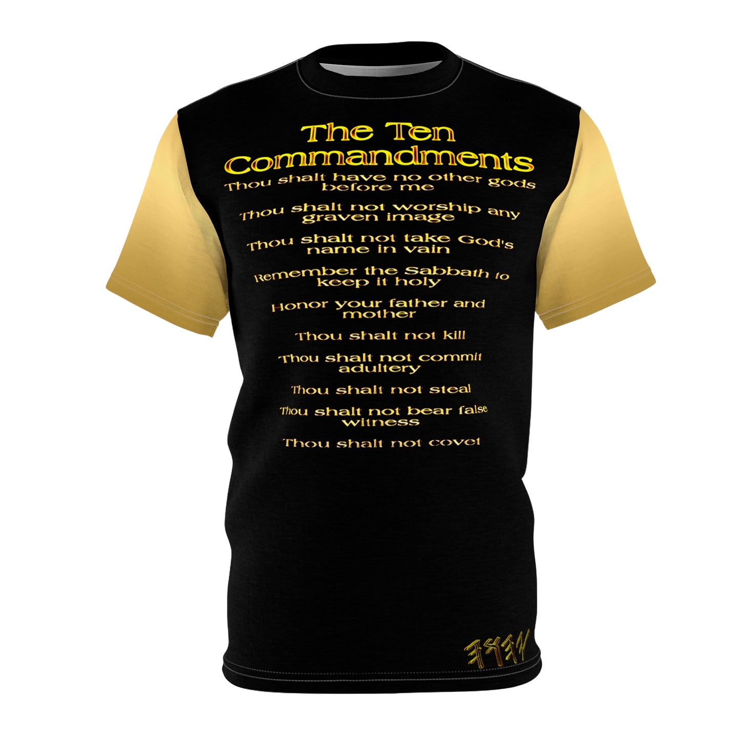 Ten Commandments 01 Designer Unisex T-shirt