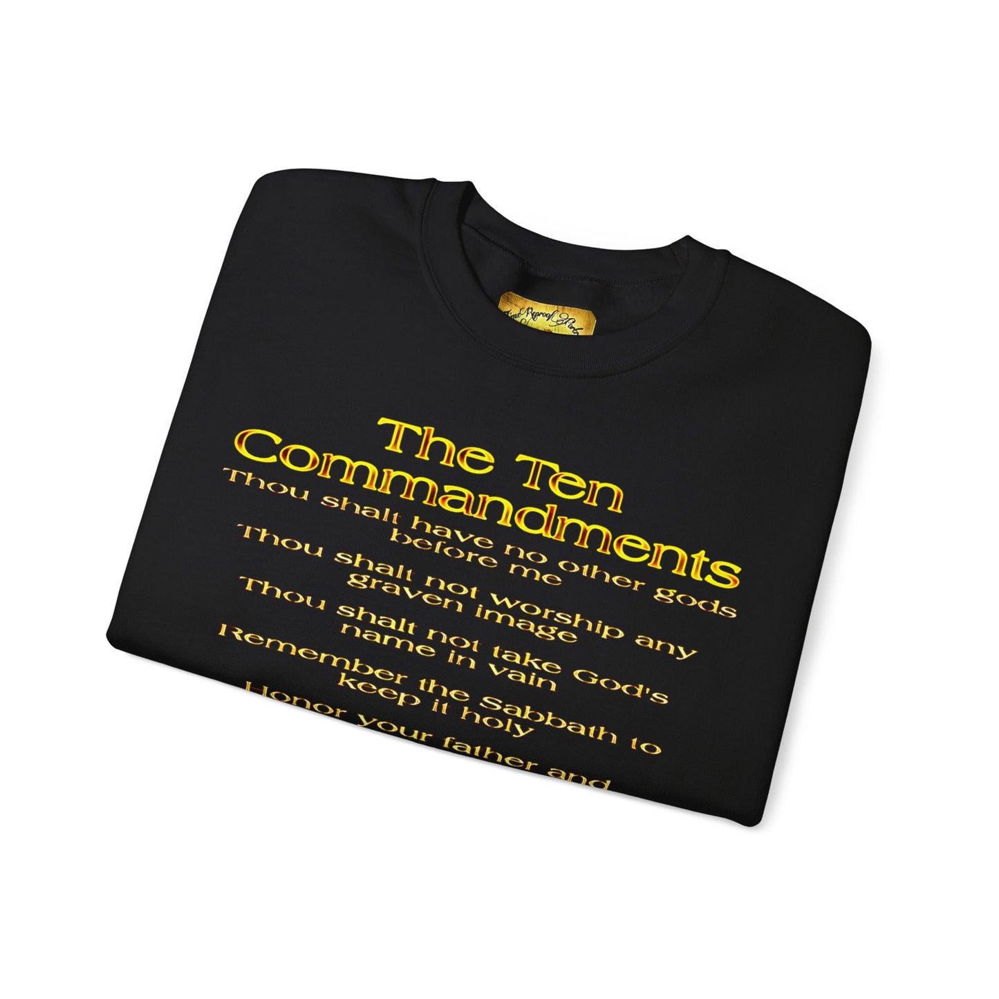 The Ten Commandments 01 Designer Gildan Unisex Heavy Blend Sweatshirt (6 colors)