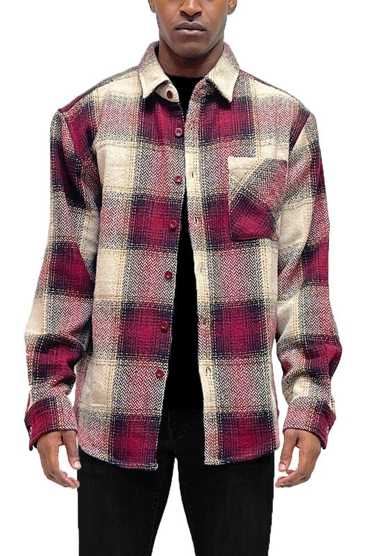 Men's Flannel Shacket (4 colors)