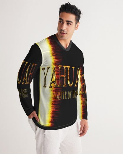 Yahuah: Master of Hosts (01-03) | Men's Long Sleeve Jersey Tee