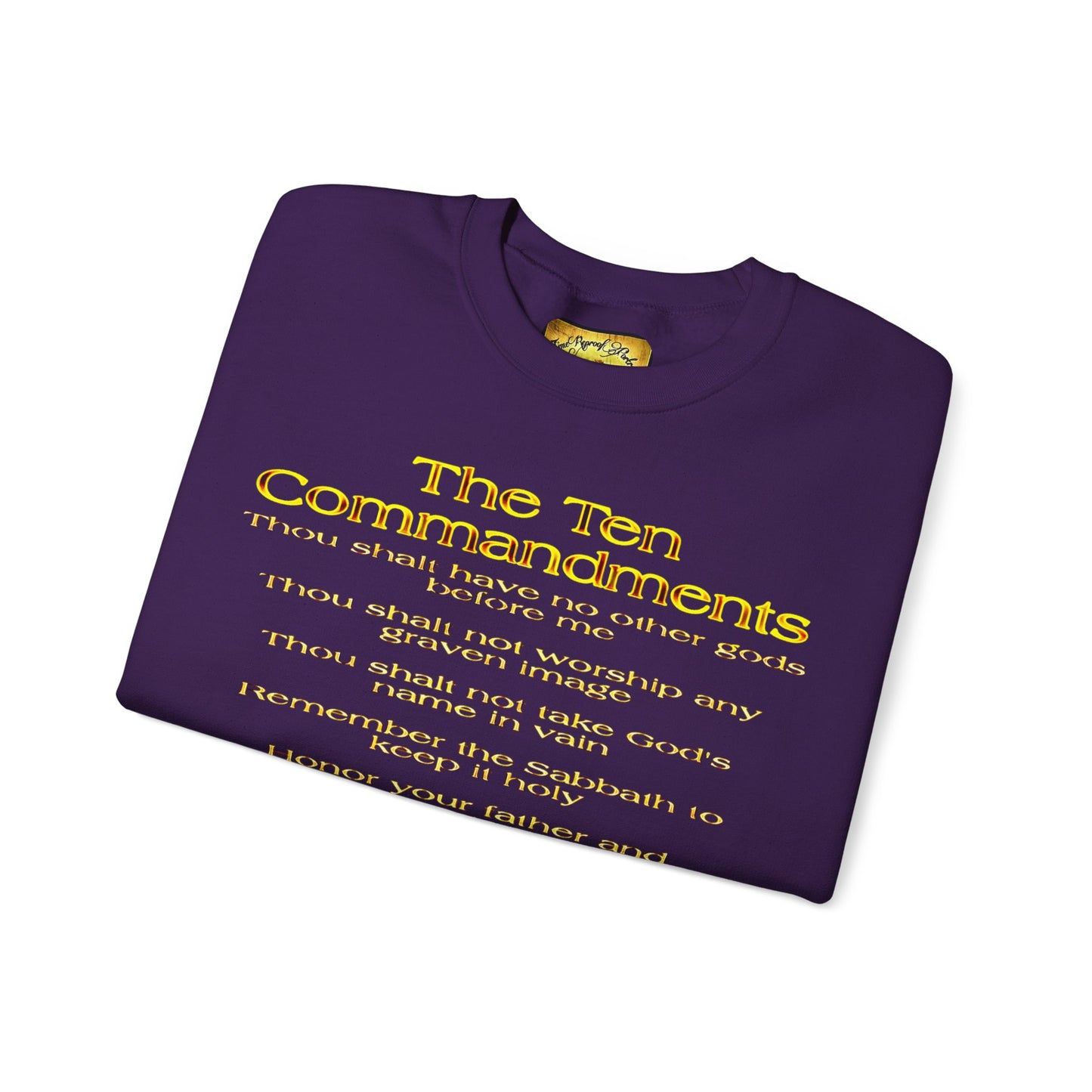 The Ten Commandments 01 Designer Gildan Unisex Heavy Blend Sweatshirt (6 colors)