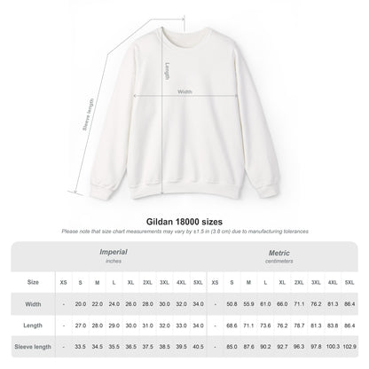 Truth Illustrated 02 Designer Gildan Unisex Heavy Blend Sweatshirt (4 colors)