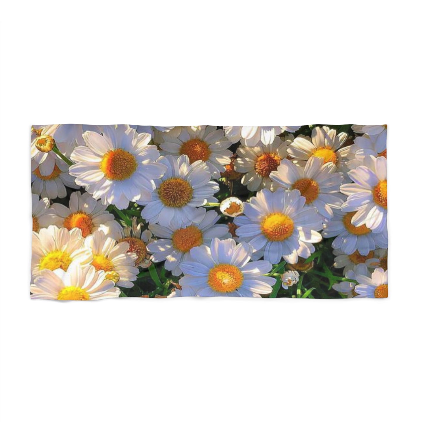 Sun-Kissed Meadow Beach Towel — Floral Summer Towel for Beach, Pool & Picnic