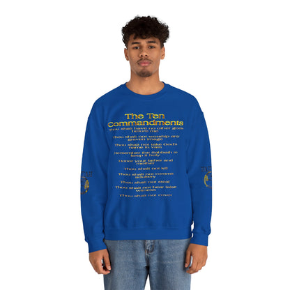 Ten Commandments 01 Designer Gildan Unisex Heavy Blend Sweatshirt (6 colors)