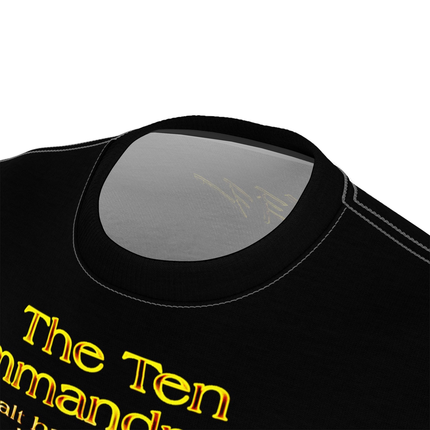 Ten Commandments 01 Designer Unisex T-shirt