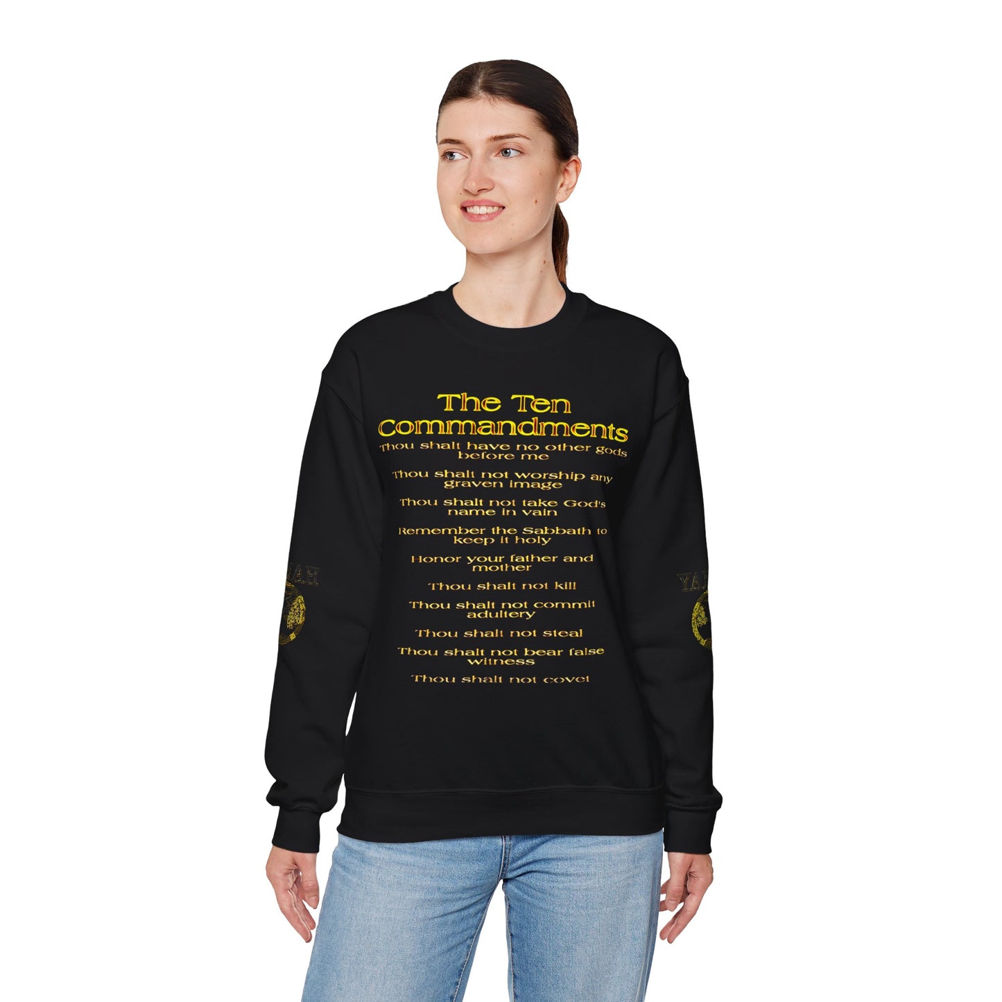 The Ten Commandments 01 Designer Gildan Unisex Heavy Blend Sweatshirt (6 colors)