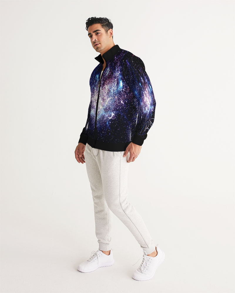 Galaxy Prints 01 Men's Designer Stripe Sleeve Track Jacket