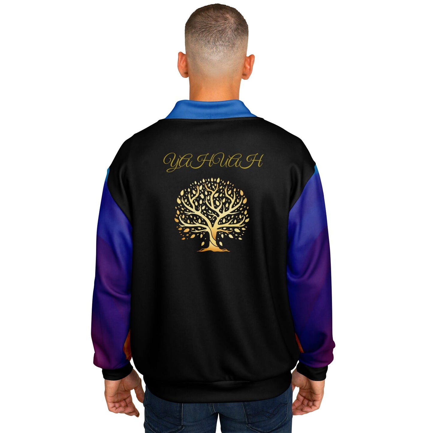 Yahuah-Tree of Life 01 Royal Designer Varsity Jacket