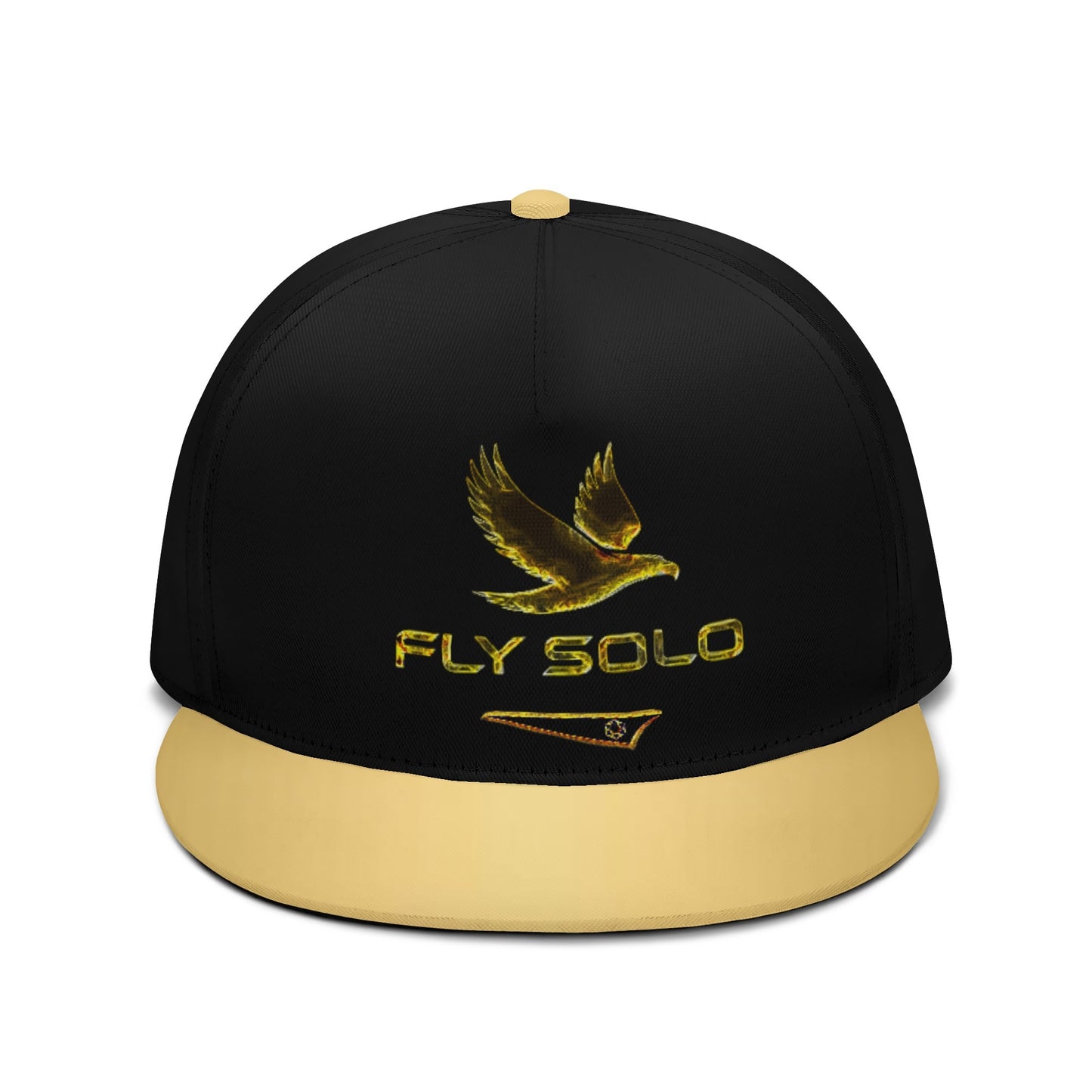 Outspoken Designs 03-02 "Fly Solo" Designer Flat Brim Baseball Cap