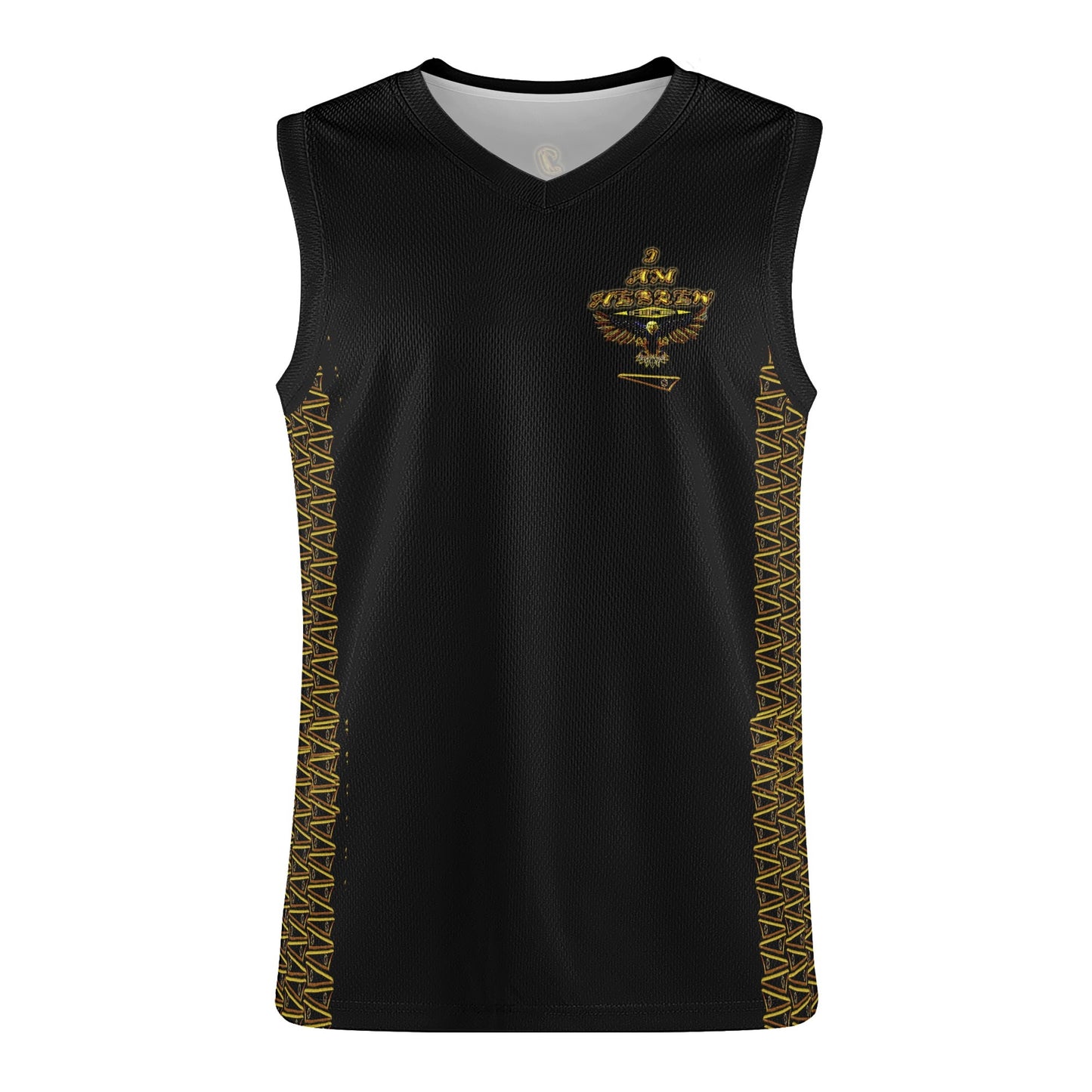 BREWZ Elected Men's Designer V-neck Basketball Jersey