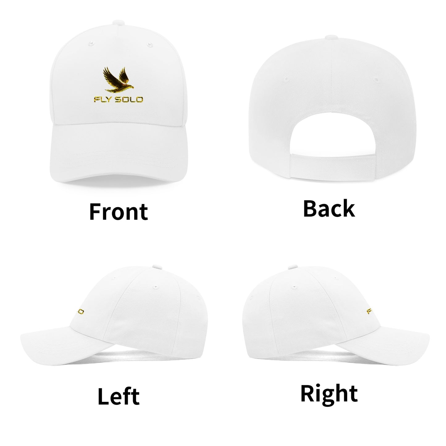 Outspoken Designs 03-01 "Fly Solo" Designer Duckbill Baseball Cap (4 colors)