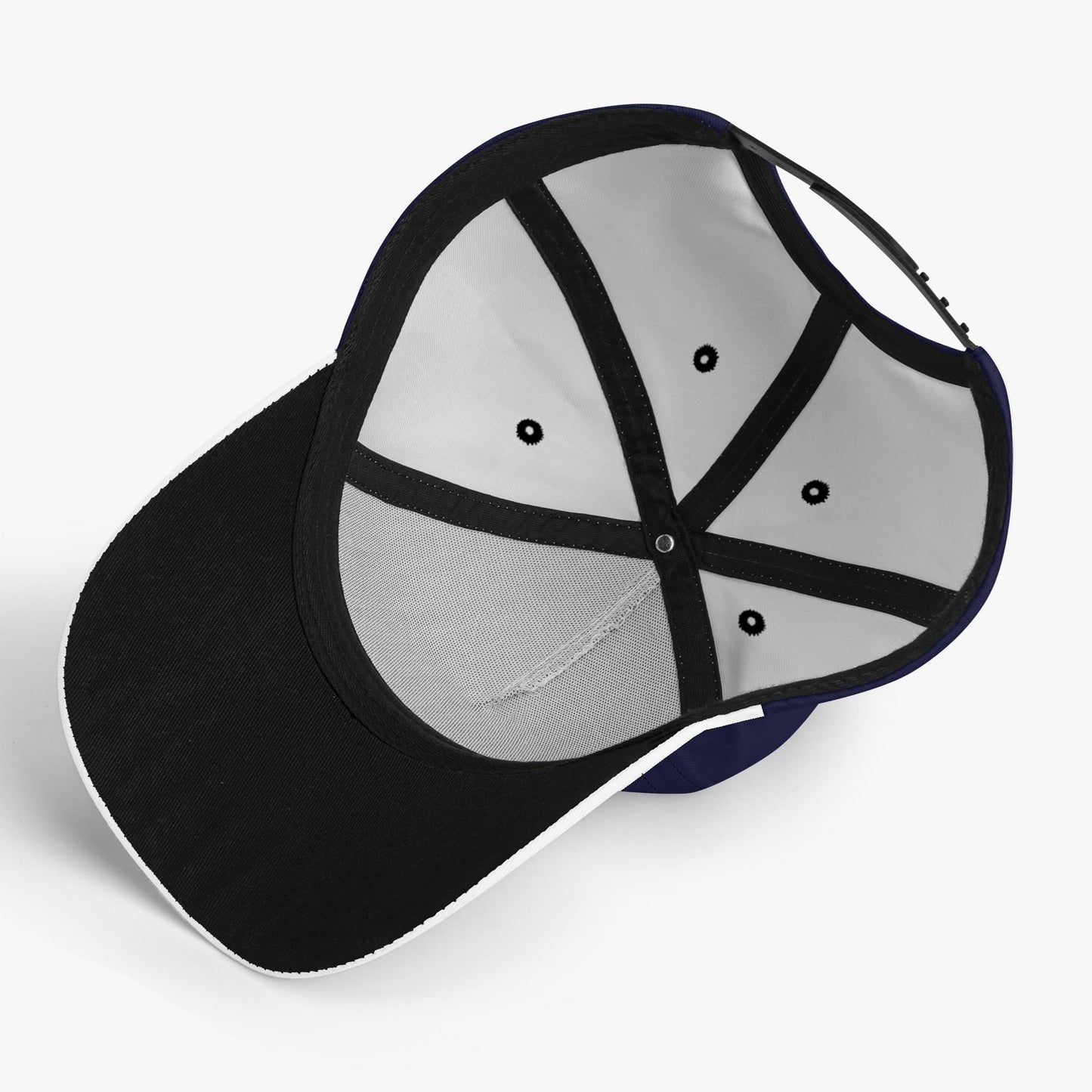 Outspoken Designs 04-02 "All Lives Matter" Designer Curved Brim Baseball Cap (Dark Navy)