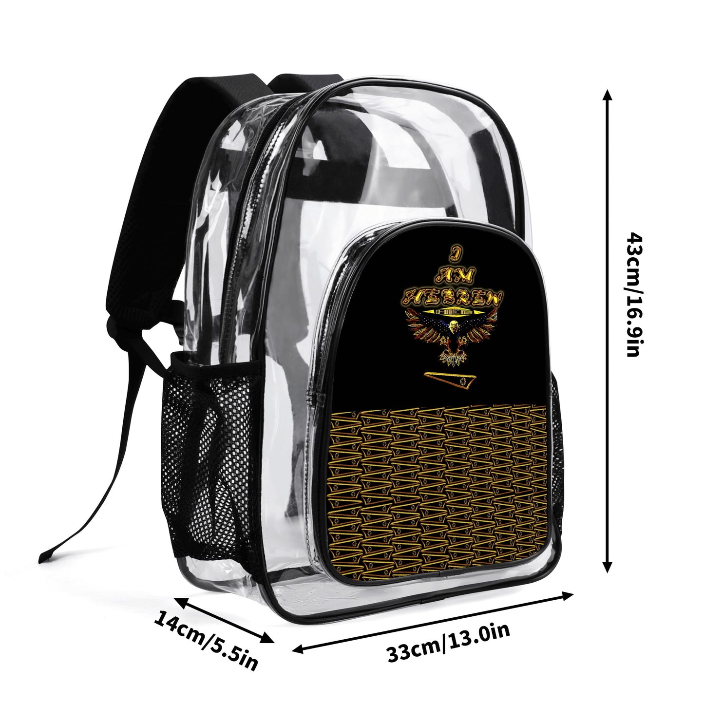 BREWZ Elected Designer 17" Transparent Backpack