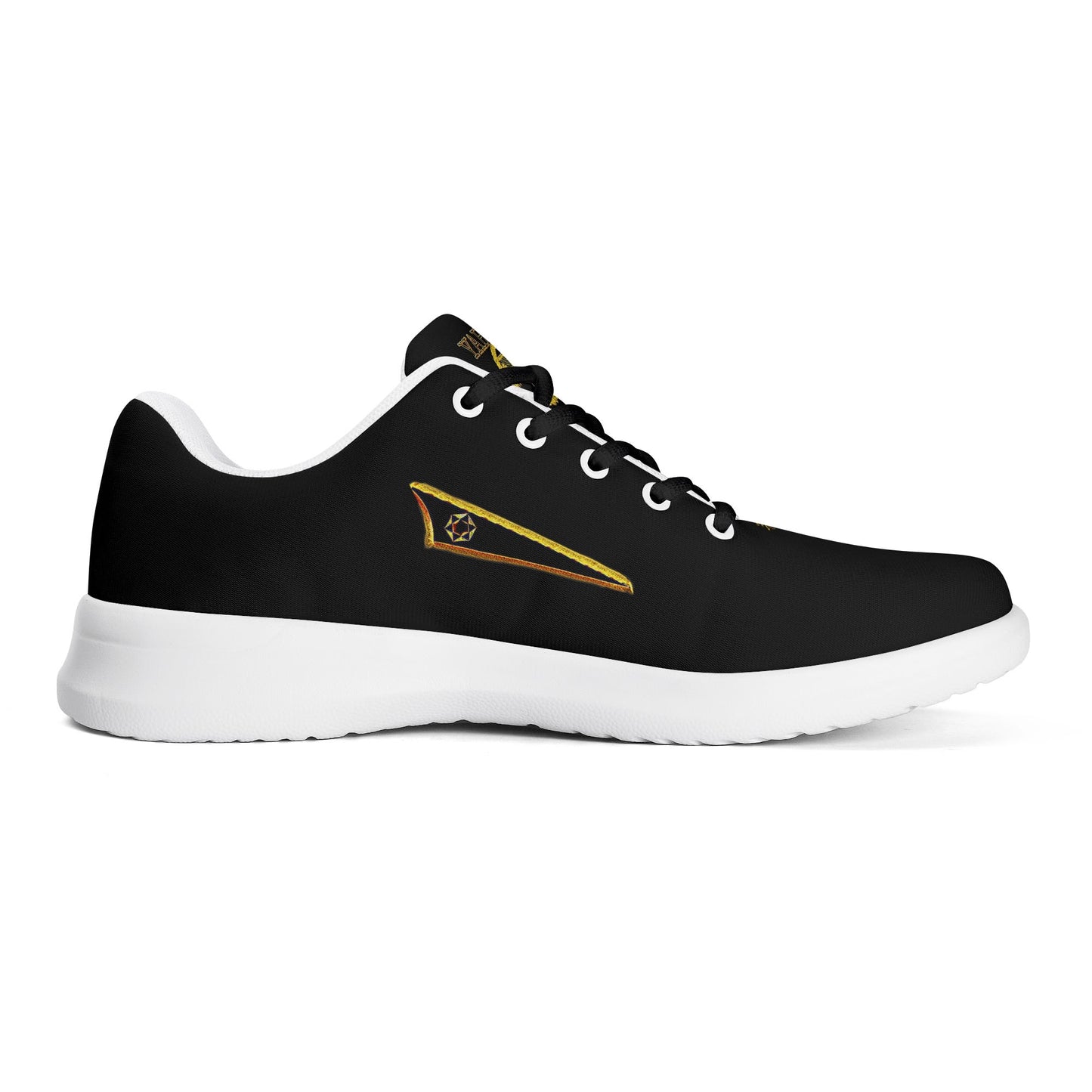 BREWZ 01-01 Designer Unisex Athletic Sneakers (White/Black)