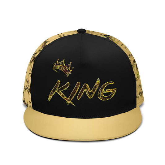 KING 01-01 Designer Flat Brim Baseball Cap