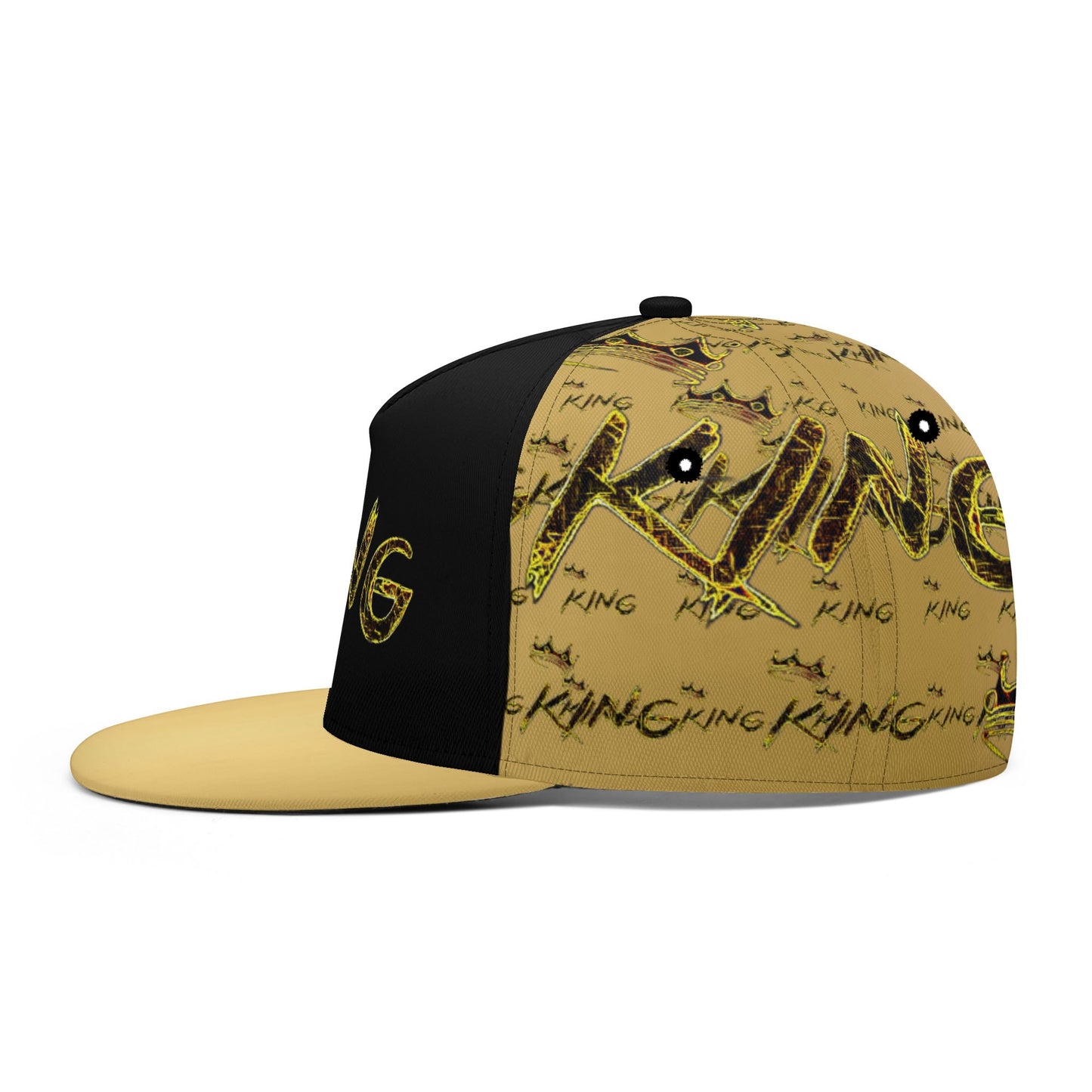 KING 01-01 Designer Flat Brim Baseball Cap