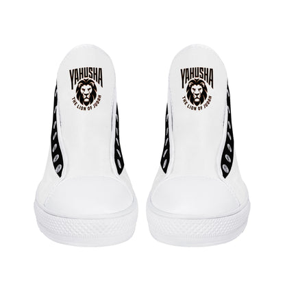 Yahusha-The Lion of Judah 02-01 Men's High Top Canvas Sneakers