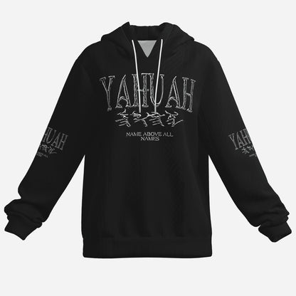 Yahuah: Name Above All Names (01-01) | Women's Premium Drop Shoulder Hoodie