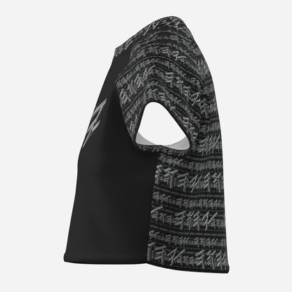 Yahuah Logo 01-02 Designer Raglan Crop Top