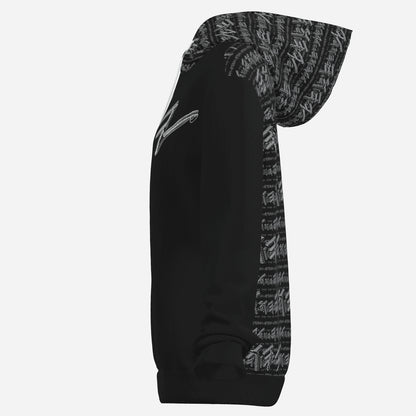 Yahuah Logo 01-02 Ladies Designer Premium Drop Shoulder Hoodie