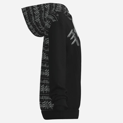 Yahuah Logo 01-02 Ladies Designer Premium Drop Shoulder Hoodie