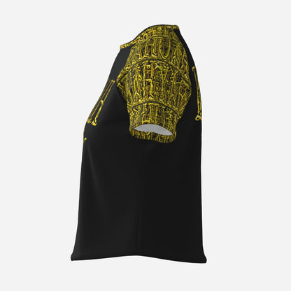 Yahuah: Name Above All Names (01-02) | Slim Fit Raglan Crop Top