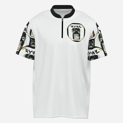 Educated Hebrew 01-02 Men's Designer 1/4 Zip Mock Neck T-shirt