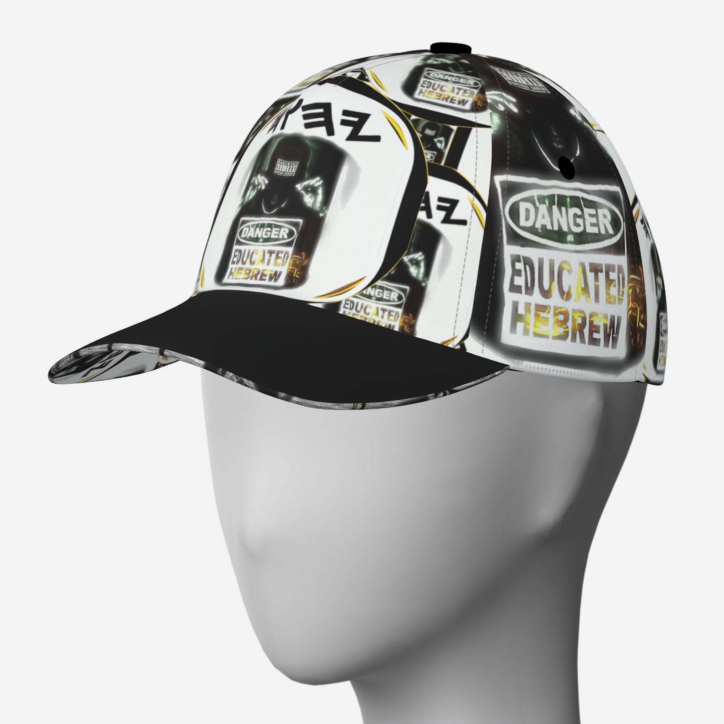 Educated Hebrew 01-01 Designer Peaked Baseball Cap