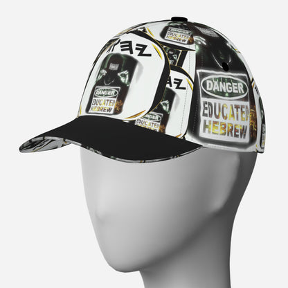 Educated Hebrew 01-01 Designer Peaked Cap