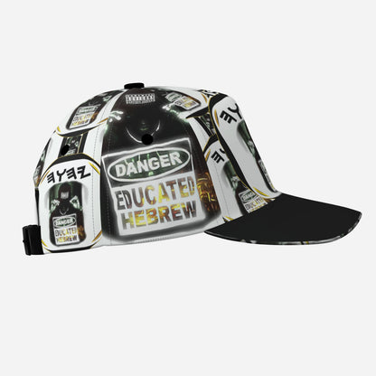 Educated Hebrew 01-01 Designer Peaked Cap