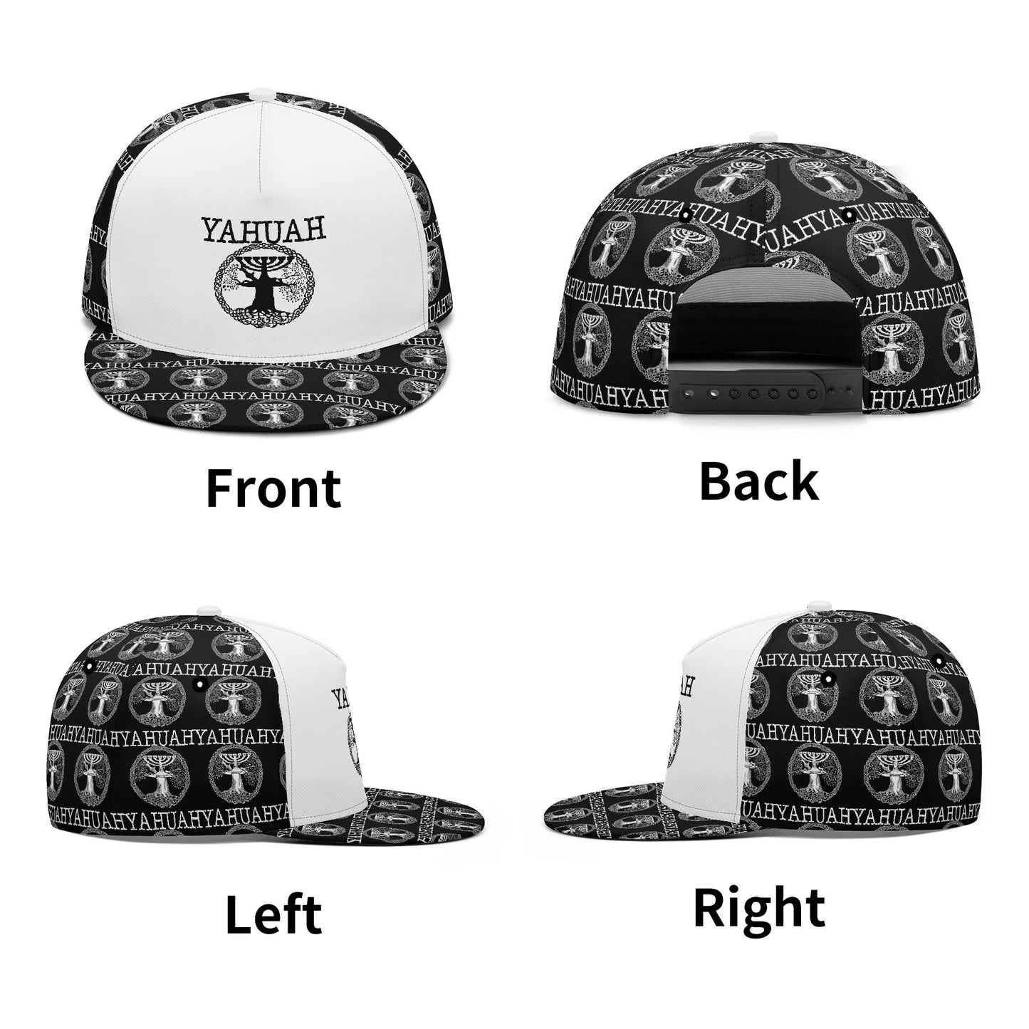 Yahuah-Tree of Life 02-06 Designer Snapback Cap