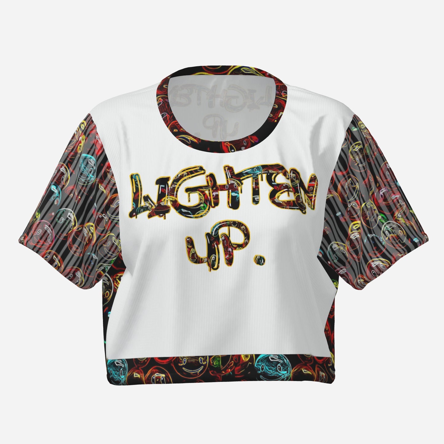 Outspoken Designs 01-01 "Lighten Up" Designer Cropped T-shirt