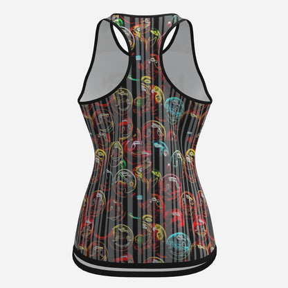 Outspoken Designs 01-01 "Lighten Up" UPF50+ Racerback Tank Top