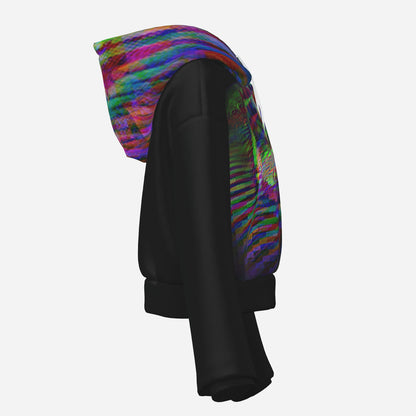 I AM HEBREW 01 Designer Cropped Drop Shoulder Hoodie