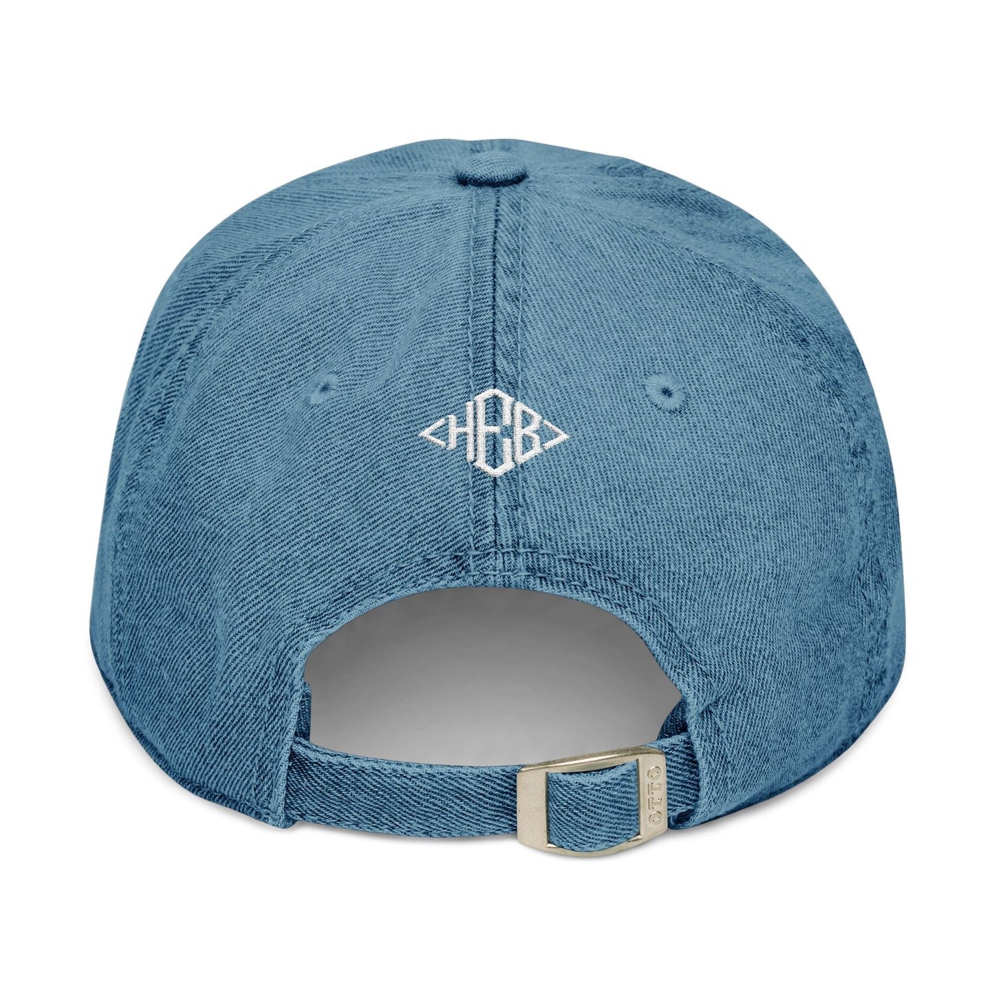Hebrews 01-02 Designer OTTO CAP Embroidered Denim Hat (3 colors)