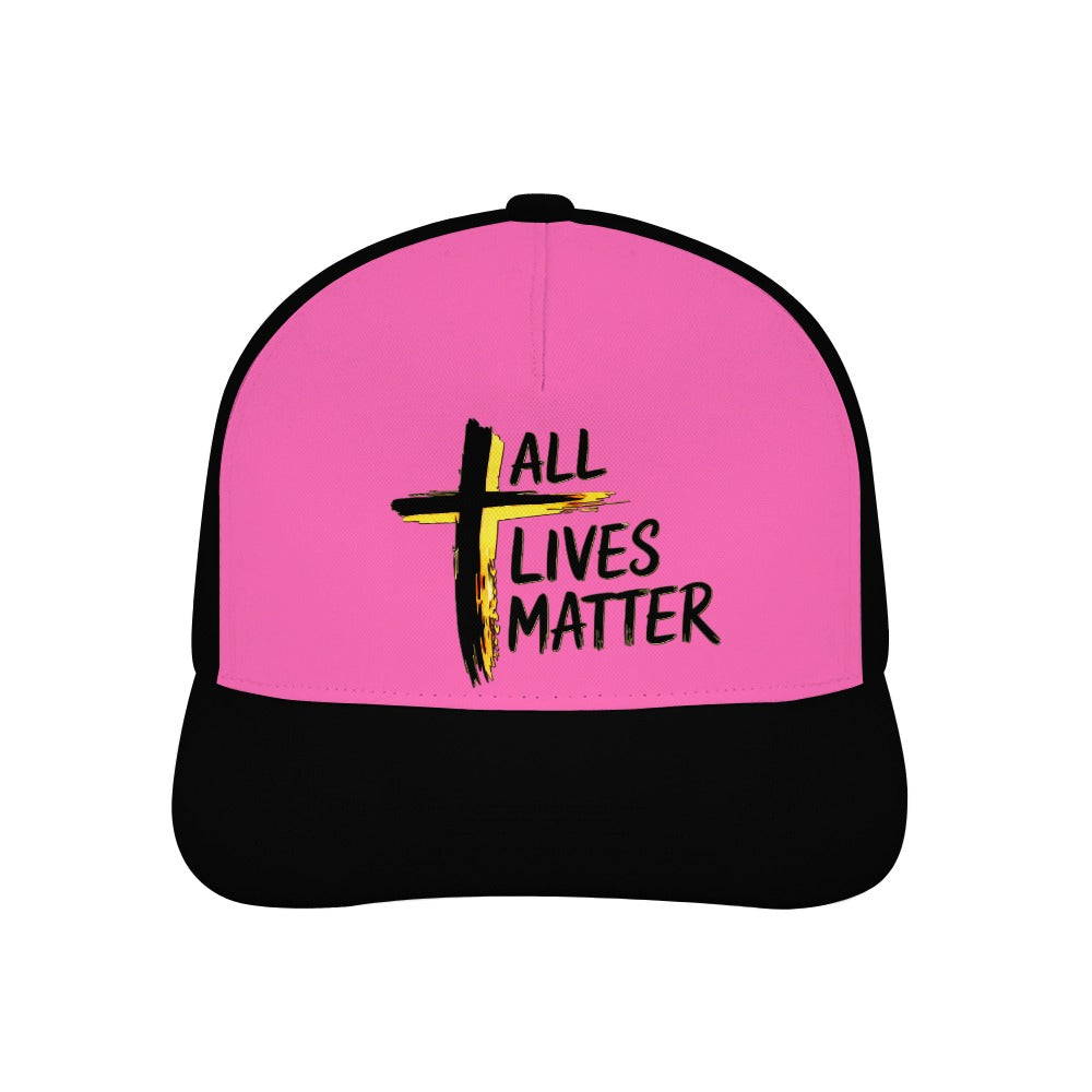 Outspoken Designs 04-01 "All Lives Matter" Designer Curved Brim Baseball Cap (8 colors)