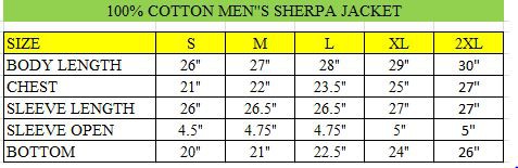 Sherpa Lined Denim Shacket for Men (3 colors)