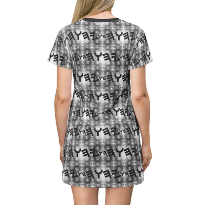 Most High God - Yahuah 01-01 Black Designer T-shirt Dress
