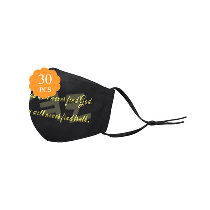 Truth Illustrated 01-01 Designer Cotton Face Mask + 30 filters