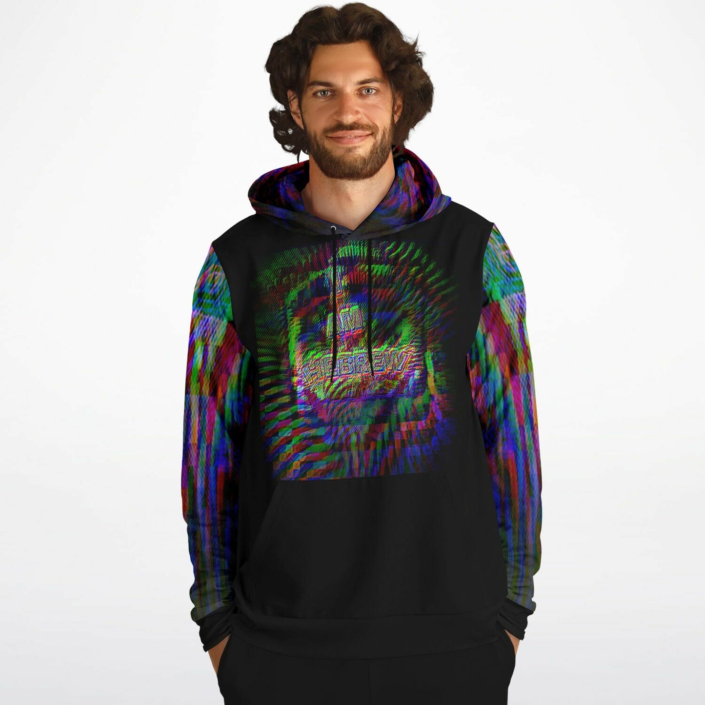 SOY HEBREO 01-01 Diseñador Atlético Sudadera con capucha unisex 