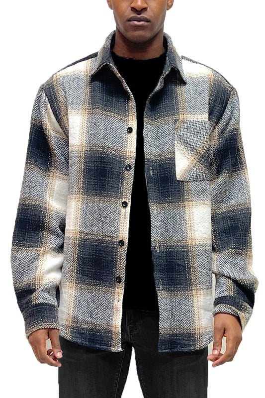 Men's Flannel Shacket (4 colors)