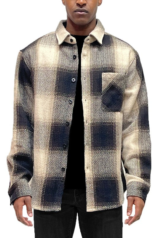 Men's Flannel Shacket (4 colors)