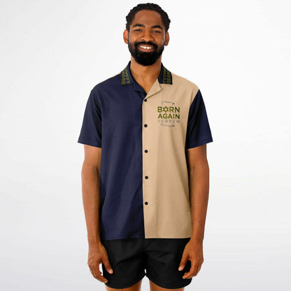 Born Again Hebrew 01-01 Designer Spread Collar Shirt