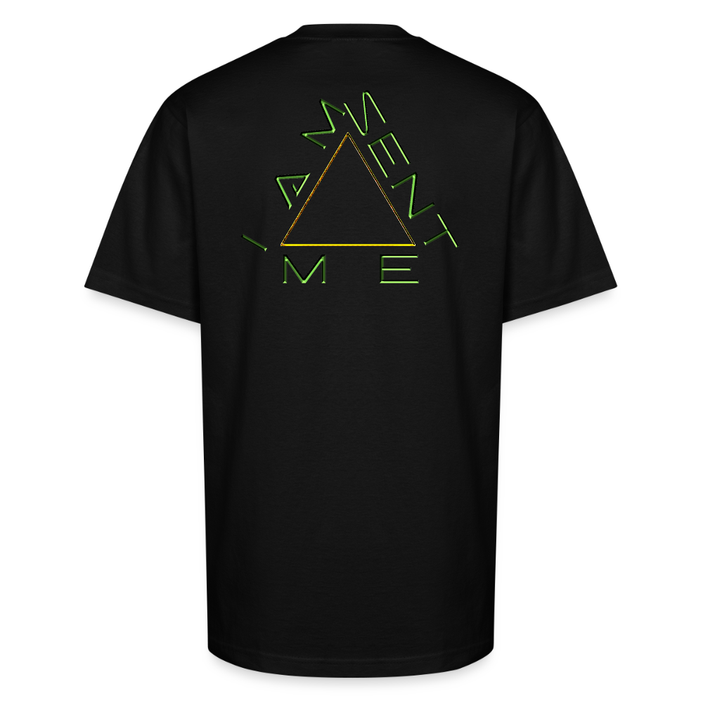 I AM SENT ME 01 Designer Shaka Wear Men's Oversized Heavyweight T-shirt (9 colors) - black