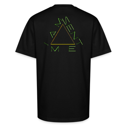 I AM SENT ME 01 Designer Shaka Wear Men's Oversized Heavyweight T-shirt (9 colors) - black