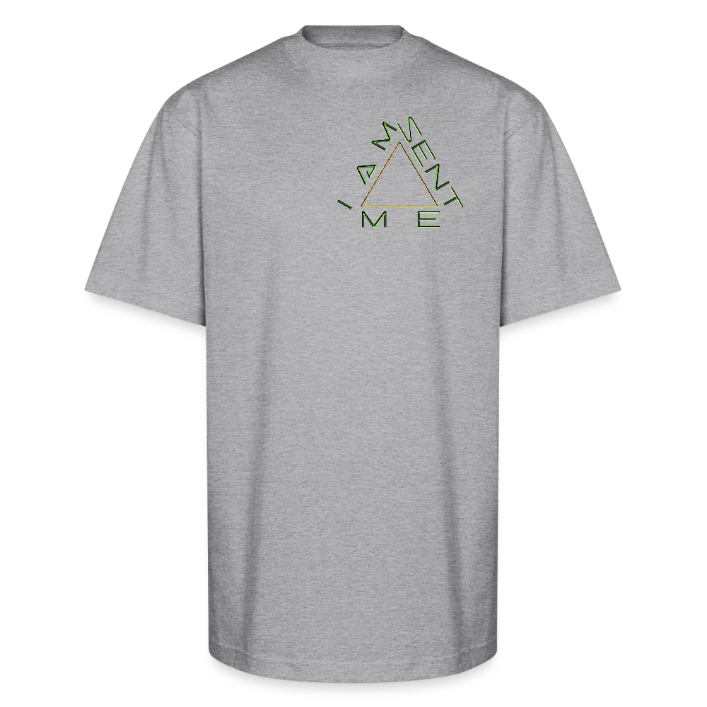 I AM SENT ME 01 Designer Shaka Wear Men's Oversized Heavyweight T-shirt (9 colors) - heather gray